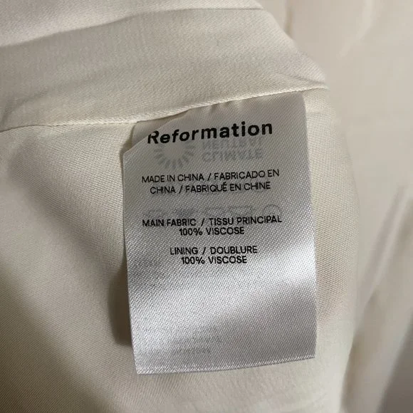 Reformation Juliette - Ivory - Picture 6 of 16